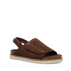Taos Footwear Cork Support Sandals*Abstract Chocolate Suede