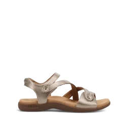 Taos Footwear Soft Support Sandals*Big Time Champagne
