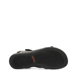 Taos Footwear Soft Support Sandals*Big Time Weave Black