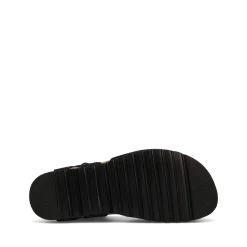 Taos Footwear Casuals|Cork Support Sandals*Culture Black Suede