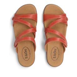Taos Footwear Soft Support Sandals*Double U Ginger Spice