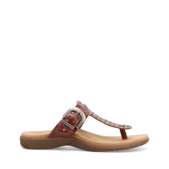 Taos Footwear Soft Support Sandals*Flash Mahogany