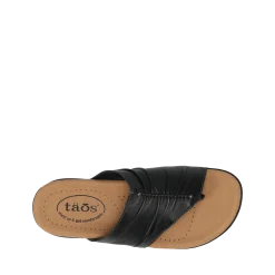 Taos Footwear Soft Support Sandals*Gift 2 Black