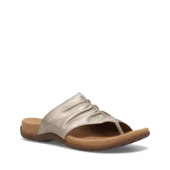 Taos Footwear Soft Support Sandals*Gift 2 Champagne