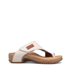 Taos Footwear Cork Support Sandals|Wedge Sandals*Loop Off White