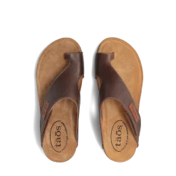 Taos Footwear Cork Support Sandals|Wedge Sandals*Loop Mocha