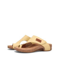 Taos Footwear Cork Support Sandals|Wedge Sandals*Loop Lemon Sorbet
