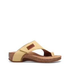 Taos Footwear Cork Support Sandals|Wedge Sandals*Loop Lemon Sorbet