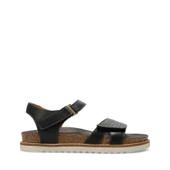 Taos Footwear Cork Support Sandals*Modern Black