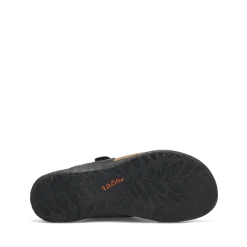 Taos Footwear Cork Support Sandals*Perfect Black