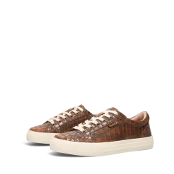 Taos Footwear Walking|White*Plim Soul Lux Brown Croco