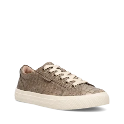 Taos Footwear Walking|White*Plim Soul Lux Desert Croc