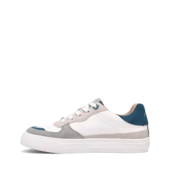 Taos Footwear White|Leather*Pop Soul Grey/Petrol Blue Multi