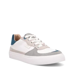 Taos Footwear White|Leather*Pop Soul Grey/Petrol Blue Multi