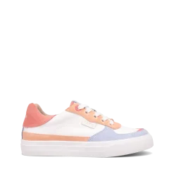 Taos Footwear White|Leather*Pop Soul Peach/Coral Multi