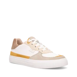 Taos Footwear White|Leather*Pop Soul Sand/Mustard Multi