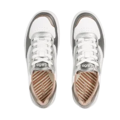 Taos Footwear White|Leather*Pop Soul White Metallic Multi