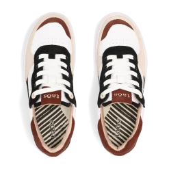 Taos Footwear Walking|White*Pop Soul Black/Brown Multi