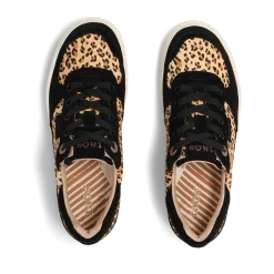 Taos Footwear White|Leather*Pop Soul Cheetah/Black