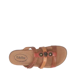 Taos Footwear Soft Support Sandals*Prize 4 Harvest Multi