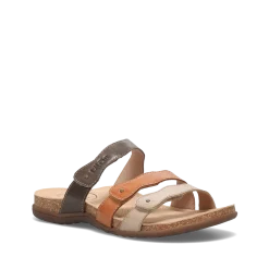 Taos Footwear Cork Support Sandals*Scribble Brown Multi