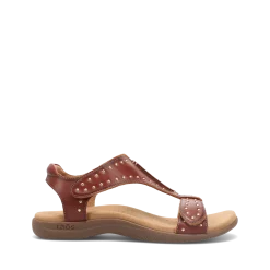 Taos Footwear Soft Support Sandals*Show Stopper Cognac