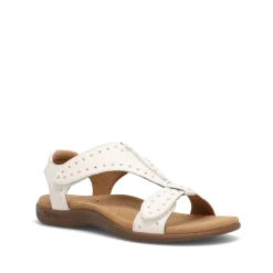 Taos Footwear Soft Support Sandals*Show Stopper White