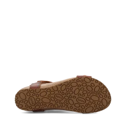 Taos Footwear Cork Support Sandals|Wedge Sandals*Showtime Cognac
