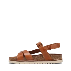 Taos Footwear Cork Support Sandals*Sideways Caramel