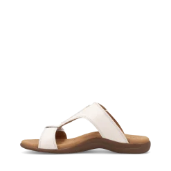 Taos Footwear Soft Support Sandals*Slide Show White