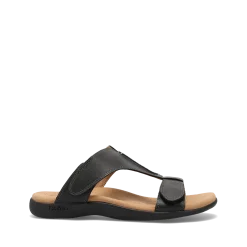 Taos Footwear Soft Support Sandals*Slide Show Black