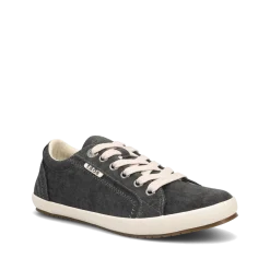 Taos Footwear Canvas|Walking*Star Charcoal Wash Canvas