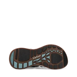 Taos Footwear Active Sandals|Active/Outdoor*Superfly Black/Mineral Blue