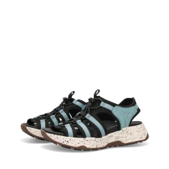 Taos Footwear Active Sandals|Active/Outdoor*Superfly Black/Mineral Blue
