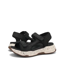 Taos Footwear Active Sandals|Active/Outdoor*Super Side Black Emboss