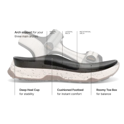 Taos Footwear Active Sandals|Active/Outdoor*Super Side Dove Embossed Multi