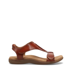 Taos Footwear Soft Support Sandals*The Show Cognac