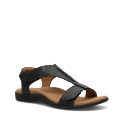 Taos Footwear Soft Support Sandals*The Show Black