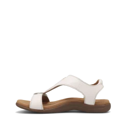 Taos Footwear Soft Support Sandals*The Show White