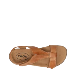 Taos Footwear Soft Support Sandals*The Show Caramel