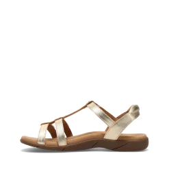 Taos Footwear Soft Support Sandals*Trophy 2 Gold