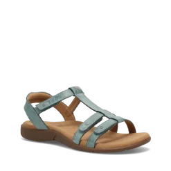 Taos Footwear Soft Support Sandals*Trophy 2 Teal