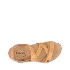 Taos Footwear Cork Support Sandals|Wedge Sandals*Trulie Camel