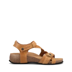 Taos Footwear Cork Support Sandals|Wedge Sandals*Trulie Camel