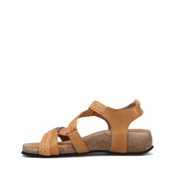 Taos Footwear Cork Support Sandals|Wedge Sandals*Trulie Camel