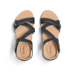 Taos Footwear Cork Support Sandals|Wedge Sandals*Trulie Navy