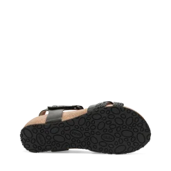 Taos Footwear Cork Support Sandals|Wedge Sandals*Trulie Black