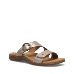Taos Footwear Soft Support Sandals*Westside Champagne