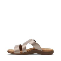 Taos Footwear Soft Support Sandals*Westside Champagne