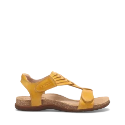 Taos Footwear Cork Support Sandals*Wonderful Yellow